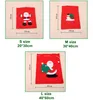 3 Sizes Christmas Gift Bags Large Midum Small Bag Santa Sack Non-woven With Snowman Tree for kids