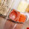Spice Jars Kitchen Organizer Storage Holder Container Empty Glass Seasoning Bottles With Cover Lids Camping Condiment Containers IIA102
