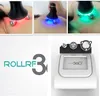 Três rolamento bolas Máquina Frequency LED RF radial para corpo emagrecimento Pele Tighting Com o Blue Red and Green Light