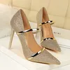 Glitter Heels Hochzeit Party Schuhe Pumps Frauen Schuhe Fetisch High Heels Escarpins Sexy Hauts Talons Zapatos Fiesta Mujer Elegante Schuhe Frau