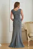 Newest Mermaid Jasmine Mother Of The Bride Dress V Neck Sleeveless Applique Ruched Wedding Guest Dresss Sweep Train Evening Gown