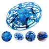 UFO Gest Induktionsupphängning Flygplan Smart Flying Saucer med LED-lampor UFO Ball Flyaircraft RC Toys LED-Gift Drone