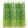 10PCS PLANTA人工植物熱帯柳の葉の葉DIYウェディング装飾のためにつるの吊り下げ庭の家の装飾アクセサリーP9971848