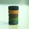 Men's Silicone Band Rings 8.7mm Tree Bark Rings Flexible Rubber Silicone Ring Rustic Wedding Bands 5 Colors
