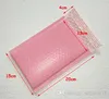 15x20 5cm espaço utilizável rosa poli bolha mailer envelopes acolchoados saco de correio auto selagem rosa bolha embalagem bag278m