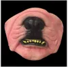 halloween cosplay half face mask vampire witch animal costumes mask proppet dog kids adult funny rubber masks fancy dress decor prop