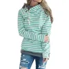 Fashion-Women Pocket Patchwork Hoodie 16 Styles Autumn Winter Sweatshirt Hooded Long Sleeve Striped Pullovers Tops LJJO7132
