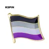 Arco Iris Pin LGBT insignia orgullo solapa Pin Gay Pride Bisexual Arco Iris insignia pines Brooch251b