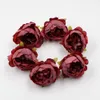 50 pieces 5cm Peony flower head silk Artificial Flowers For Wedding Decoration DIY Decorative Wreath Fake Flowers