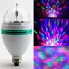 3W E27 RGB Bulb lighting Full Color LED Crystal Stage Light Auto Rotating Stage Effect DJ lamp mini Stage Light with Retail box