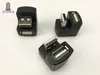 500 unids/lote 90 grados USB 2,0 A macho a hembra adaptador en ángulo USB 2,0 conector para ordenador portátil PC negro