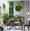 Plantador de feltro de jardim de parede vertical com 7 bolsos Melhor design de crescimento de plantas Vasos suspensos respiráveis de espaço grande Decoração de casa de escritório de jardim