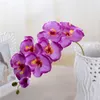 Orchid Artificial Flowers DIY Artificial Butterfly Orchid Silk Flower Bouquet Phalaenopsis Wedding Home Decoration 6 Colors