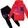 2pcs set Unisex Kids Set Long Sleeve Hoodie Trousers Cotton Blend Multicolor Optional Kids Clothes Boys Girls Clothing