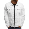 Hommes Denim décontracté solide en vrac de haute qualité automne mâle veste Botton Streetwear grande taille Jean XL manteau nouveau