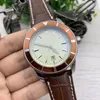 2022 Herrklockor Black Blue Dial Automatic Mechanical Men Watches rostfritt stål Silverarmband Strap217s