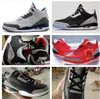 3s noir ciment trois impression éléphant gris de basket-ball Chaussures New 2019 sneakers hommes formateurs Michael Sport Sneakers