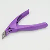 NA071 Nail Art Edge Cutter Gel UV Acrylic Fake Nail Clipper Trimmer Tip Manicure Tool Scissor