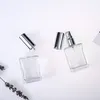 Flacon en verre Transparent de 15ML, 100 pièces/lot, vaporisateur de parfum, flacon d'échantillon, petit atomiseur de parfum