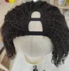 U deel afro kinky krullend pruik menselijk haar pruiken voor zwarte vrouwen Braziliaanse maagdelijke remy u-shape diva1