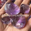 1000G Ametrine Tumbled Stone 15-45mm Freeform Natural Amethyst och Citrine Quartz Crystal Chunk Healing Polished Gemstone för hybridbalans