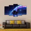 Seule toile sans cadre 5 pièces Kimi No Nawa dessin animé Sweety Couple mur Art HD impression toile peinture mode suspendus photos 4308415