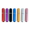 5 ml Voyage Mini en aluminium Rechargeable Perfume Bouteille Spray ATOMERIE VID