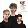designer masks Replaceable filter Reusable Skull Print Cotton Washable Breathable Dustproof face mask Anti Smog Pm2.5 Protective facemask One Size