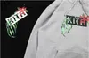 Fashion-Kith w Bloom Classic Logo Drukowane Męskie Dorywczo Designer Bluzy Z Kapturem Bluzy Męskie Kobiece Hip Hop Swetover