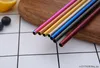 300 Uds pajitas coloridas para tazas, tazas, pajitas de acero inoxidable, accesorios para bebidas de Bar reutilizables duraderos