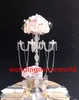 Decoração do partido por atacado de moda elegante Grande mesa de cristal top peças centrais do candelabro para casamentos decor00155