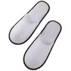 Hotel Travel Spa Disposable Indoor Non Woven Slippers Portable Home White Sandals Babouche Travel Shoes Hot Sale 0 75ty Z