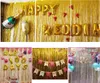 1x2 Meter Folie Fransen Lametta Vorhang Party Hintergrund Wand Hochzeit Fotografie Hintergrund Geburtstag Party Dekoration