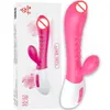 섹스 토이 여성용 오르가즘 10 스피드 마사지기 실리콘 래빗 진동 딜도와 강력한 G 스팟 Clit Vaginal Vibrator 섹스 제품