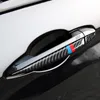 BMW의 X5 X6의 F15의 1 개에 대한 진정한 탄소 섬유 도어 핸들 스티커 자동차 스타일링 장식 스타일링 자동차 액세서리 투어링 2 시리즈
