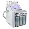 6in1 H2O2 Hydra huid hydrotherapie spa gezichtsmicrodermabrasie machine koude hamer zuurstof Jet Beauty Equipment CE