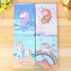 DHL Girls Mermaid Magic Sequin Journal Notebooks Unicorn Flamingo Cactus Office Notepads School Diary Stationery 24 Color A5