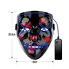 Christmas Mask EL LED Light up Purge Mask for Festival Cosplay Party