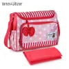 Fashion Multifunctional Diaper Bags for Baby Care with bowknot cartoon bear Nappy Changing Bag Large Desinger Maternity Bag9000940