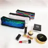 Mermaid Sequins Makeup Pouch For Women Cute Pencil Case For Student Zipper Clutch Handbag Cosmetic Storage Bag Coin Bags ST428