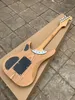 Free Shipping Wash Ash Wood Body N4 Nuno Bettencourt Matte Natural Electric Guitar Maple Neck, Abalone Dot Inlay, Tremolo Bridge