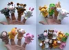 60pcs=5lot Finger Puppet Plush Toys Chinese Zodiac Biological Doll For Kid Birthday Gift Animal Cartoon Baby Favorite Finger Doll