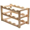 Solid Wood Creative Wine Rack Home Wine Rack