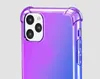 Shockproof Gradient Soft TPU Cases For Iphone 15 14 Plus 13 Phone15 12 Pro 11 XR XS MAX X 8 7 6 Four Corners Airbag air bag Anti Shock Transparent Cover Fashion Phone Case