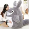 Kawaii miękkie Jumbo Totoro pluszowa zabawka Giant Anime Totoro lalki Cartoon wypchana poduszka dla dzieci przyjaciel prezent DY50595