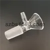 Tigela de vidro de tubo de água 10pcs/lote 14mm Soquete de chifre de chifre acessórios para fumantes para cachimbo de cachimbo bong dab bubbler