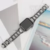 Luxe roestvrijstalen riemen voor Apple Watch Ultra 49 mm band 41 mm 45 mm 42/44 mm band 38/40 mm link Bracelet Wirstband Iwatch 8 7 6 SE 5 4 3 -serie metalen ketting