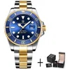 Pagani 디자인 브랜드 럭셔리 남성 시계 자동 검은 시계 남자 스테인레스 스틸 방수 비즈니스 스포츠 기계적 손목 시계