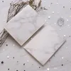 Творческая Marble открытка Золочения почерка Малого фестиваль карты общего назначение Дважды Fold Специальной бумага Лучший Wishs 0 26lbC1Weddin