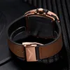 Onola Brand Luxury Classic Quartz Watch Lumious Tonneau Square Big Wristwatch Business Disigner For Man
